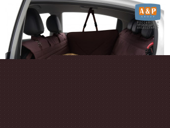 Автогамак Happy Dog Premium (Хэппи Дог Премиум). Цельный. Цвет: коричневый.