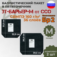 Баллистический пакет для пятиточечника ЗТ-БАРЬЕР-М от ССО. Класс защитной структуры Бр 2.