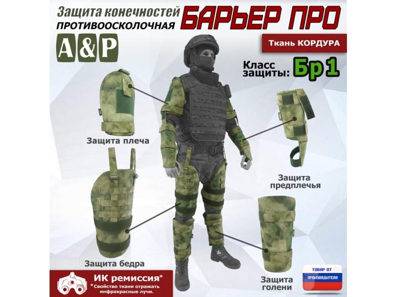 Комплект противоосколочной защиты "Барьер ПРО". Класс защиты Бр 1. 