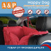 Автогамак Happy Dog (Хэппи Дог). На 1/3 заднего сиденья. 