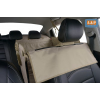 Автогамак Happy Dog Premium (Хэппи Дог Премиум). На половину сиденья. Цвет: бежевый.