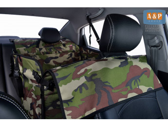 Автогамак Happy Dog Premium (Хэппи Дог Премиум). На половину сиденья. Цвет: камуфляж.