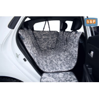 Автогамак Happy Dog Premium (Хэппи Дог Премиум). Цвет: серый пиксель.