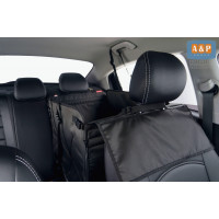 Автогамак Happy Dog Premium (Хэппи Дог Премиум). На 1/3 заднего сиденья. Цвет: черный.