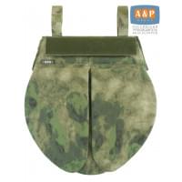 Напашник тактический "Трилистник ПРО". Класс защиты Бр 1. Цвет: A-TACS FG.