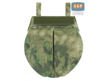 Напашник тактический "Трилистник ПРО". Класс защиты Бр 1. Цвет: A-TACS FG.