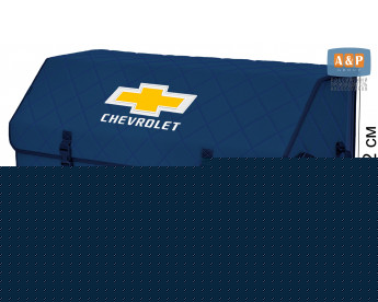 Органайзер-саквояж "Союз" в багажник Chevrolet (Шевроле), размер XXL. Цвет: синий с синей прострочкой Ромб.