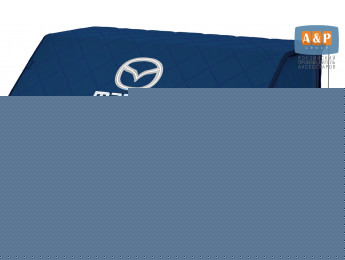 Органайзер-саквояж "Союз" в багажник Mazda (Мазда), размер XL Plus. Цвет: синий с синей прострочкой Ромб.