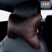 Подушка-косточка автомобильная под шею. Средняя. Экокожа. 